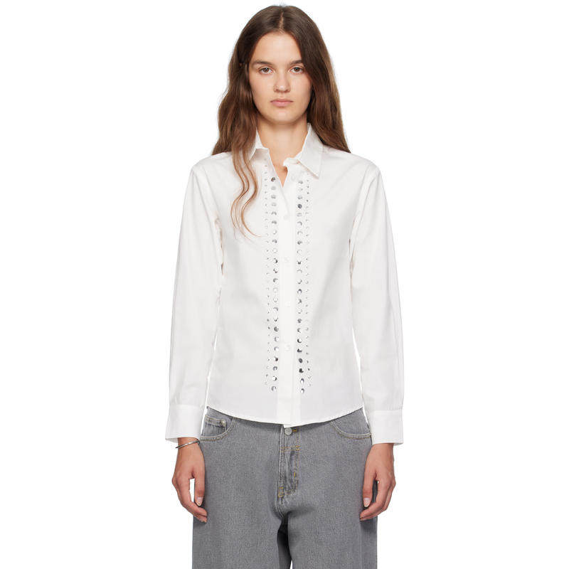 Gimaguas 女士 衬衫 白色 Sky