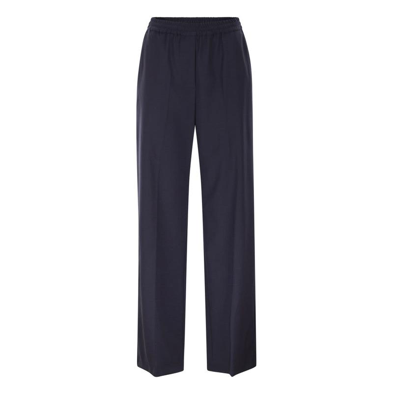 Weekend Max Mara 女士 SS26 长裤 WKDMALLO - PURE 羊毛帆布裤子图片