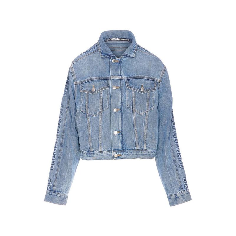 Alexander Wang 女士 SS26 夹克 牛仔運動外套