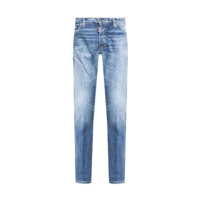 DSquared2 D二次方 男士 SS26 牛仔长裤 GUY 凉爽徽标牛仔裤