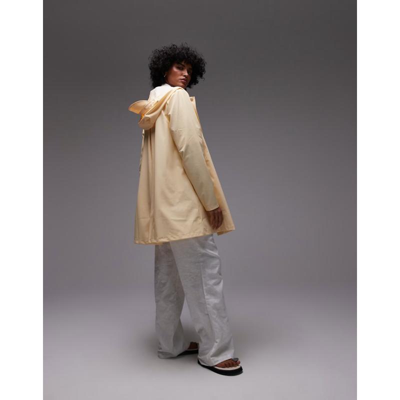 Rains 女士 夹克 A字形防水浅桃子色夹克