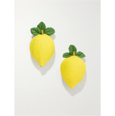 Jennifer Behr 珍妮弗·贝尔 女士 FW26 耳环 Citron 树脂