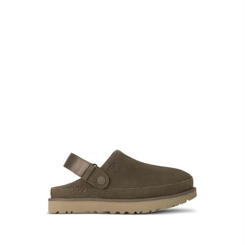 UGG Australia 女士 SS26 凉鞋 DENSE 烟灰色布织平底鞋