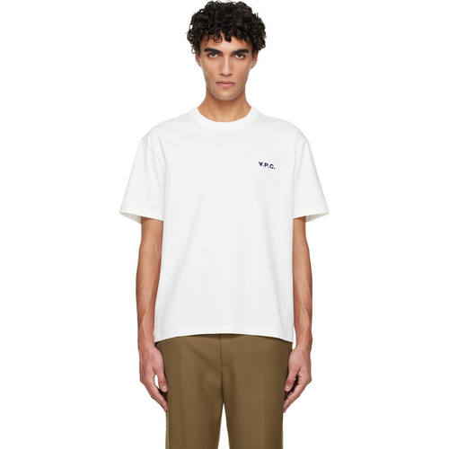 A.P.C. 男士 T恤 白色 Boxy Petit VPC