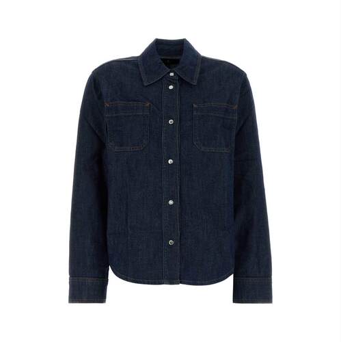 7 For All Mankind 赛文·弗奥曼德 女士 FW26 衬衫 弹力牛仔布