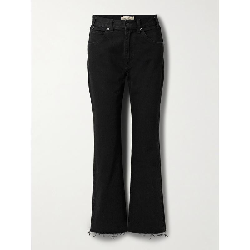 Nili Lotan 女士 秋冬新品 牛仔长裤 Calla 磨破高腰直筒牛仔裤