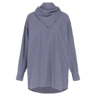 FW25 女士 衬衫 AMI 条纹头巾 Ami 长袖 Paris