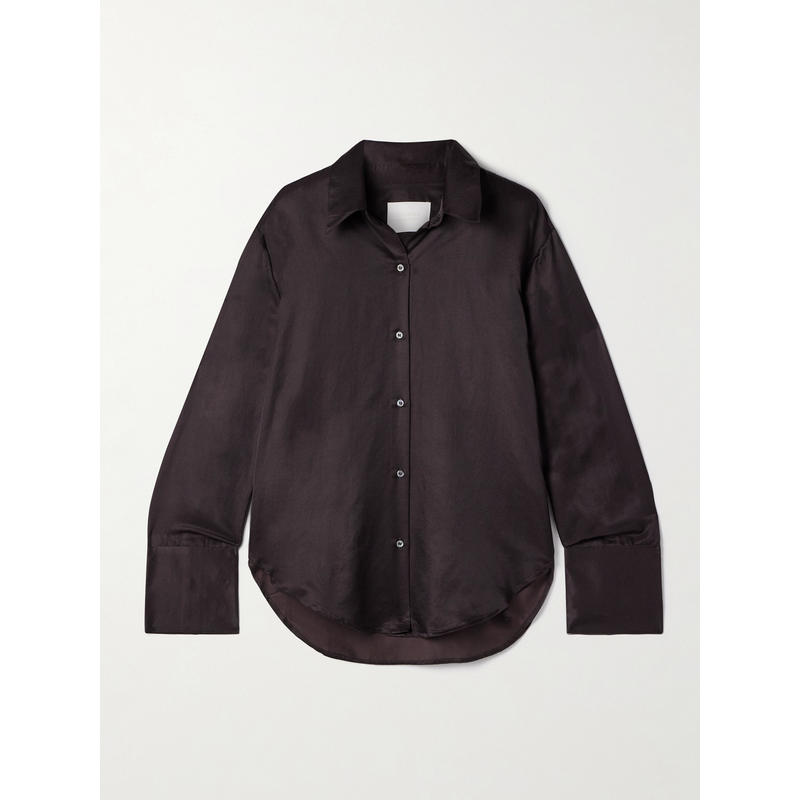 Citizens of Humanity 女士 衬衫 Camilla 棉质真丝混纺缎面衬衫