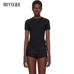 Heritage 女款 迷衣时尚 Courrèges 恤 Contrast 黑色