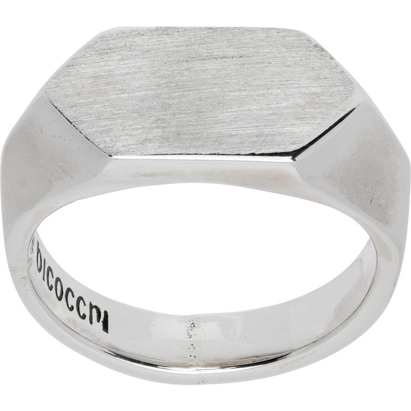 Emanuele Bicocchi 男士 戒指 Scratched Seal 戒指