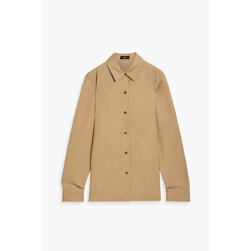 Theory 女士 上衣 羊毛法兰绒衬衫