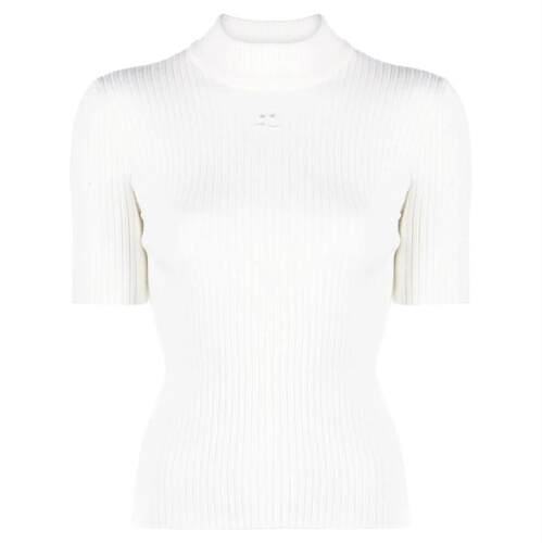 Courrèges 古未界 女士 SS26 毛衣 REEDITION 短袖罗纹针织