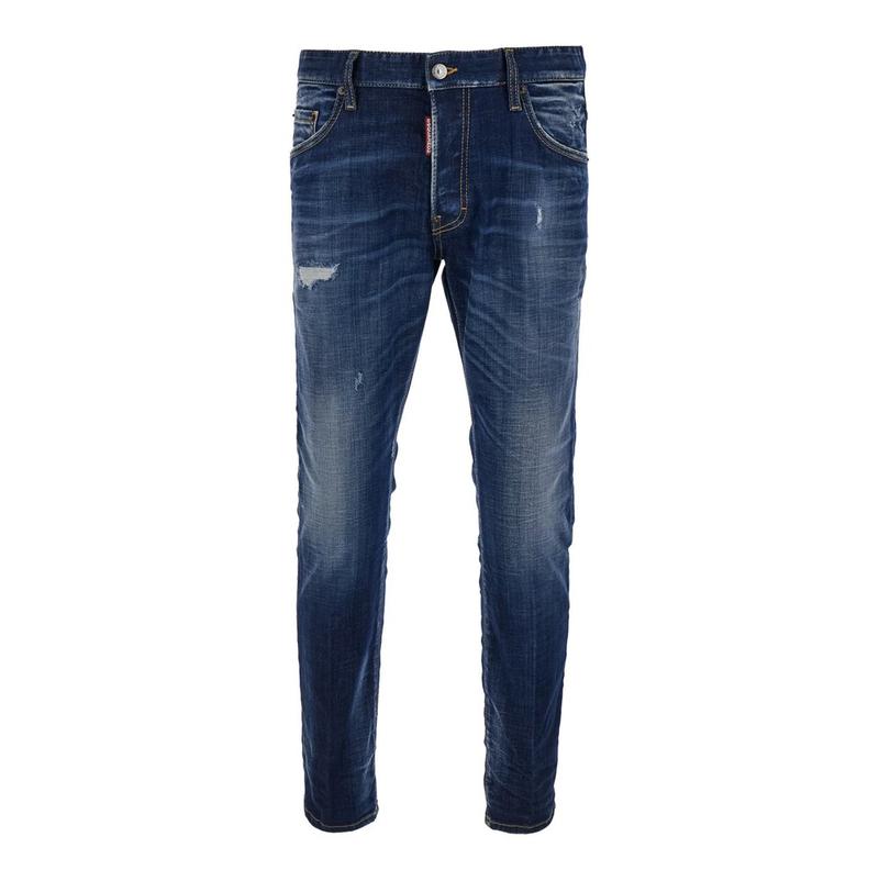 DSquared2 D二次方 男士 SS25 牛仔长裤 腰带袢牛仔裤图片