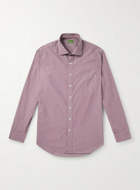 SID MASHBURN 男士 SS26 衬衫 方格棉布棉质府绸衬衫