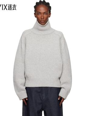 LE17SEPTEMBRE 女款灰色 Raglan Wool 高领毛衣 迷衣时尚