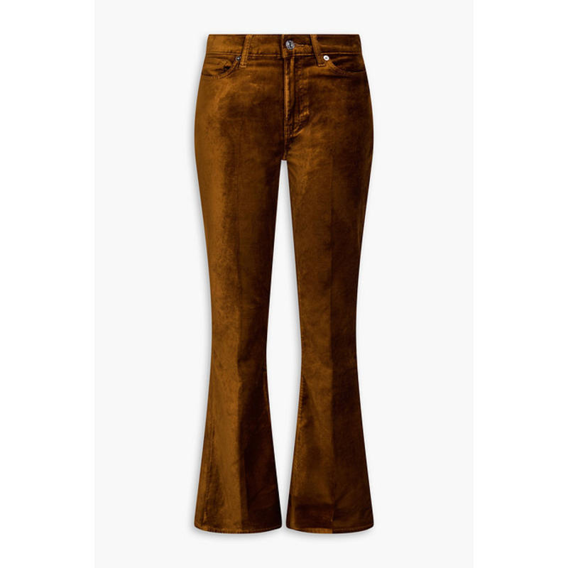 FRAME 女士 长裤 Le 高喇叭型棉混纺天鹅绒长裤