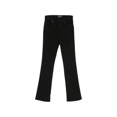 7 For All Mankind 赛文·弗奥曼德 女士 牛仔长裤 黑色牛仔裤