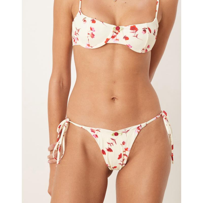 Wild Lovers 女士 比基尼 Pina Colada 比基尼多彩内裤