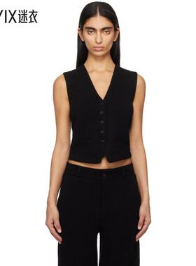 Guest in Residence 女士黑色 Tailored 马甲 迷衣时尚