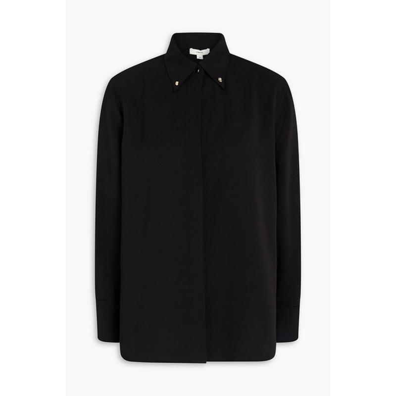 Vince 女士 SS25 衬衫 缀饰尖领衬衫