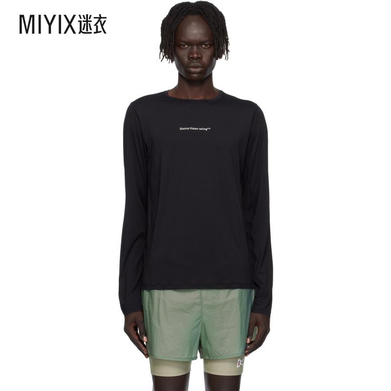 District Vision 男款黑色 Ultralight Aloe 长袖 T 恤 迷衣时尚