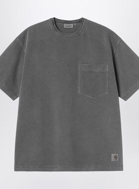Carhartt WIP 男士 T恤 S/S Torion Black/Grind 口袋水洗T恤