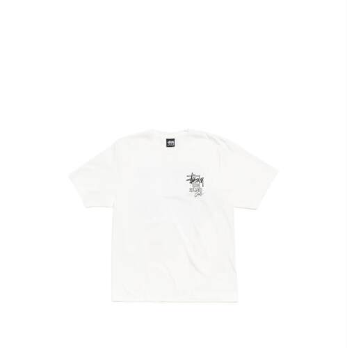 STUSSY 斯图西 男士 FW26 T恤 Polos 白色美国官网直邮进口