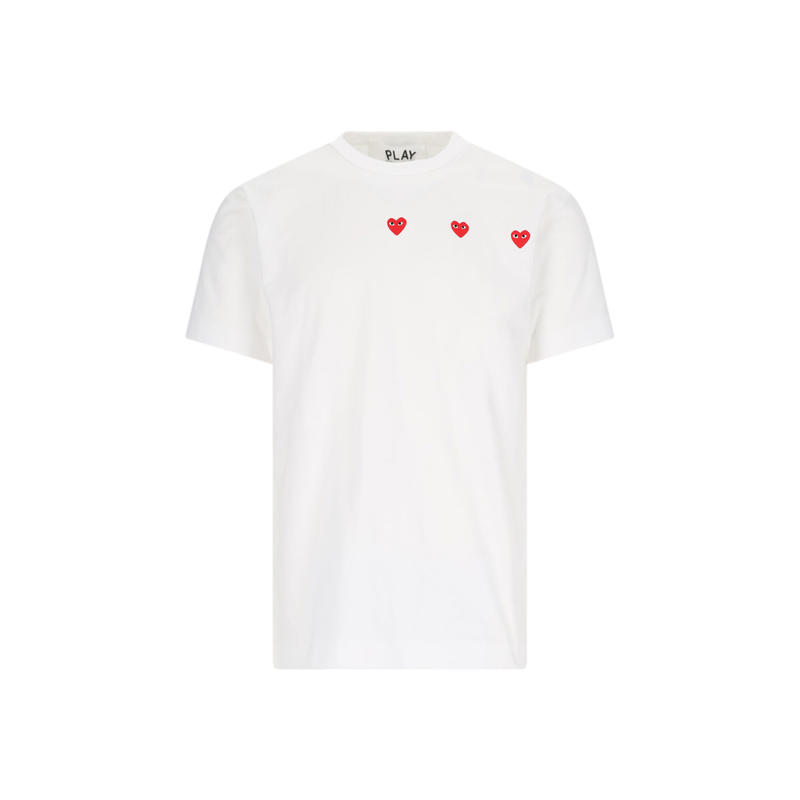 Comme Des Garcons Play 中性（成人） T恤 and Polos T恤白色T恤