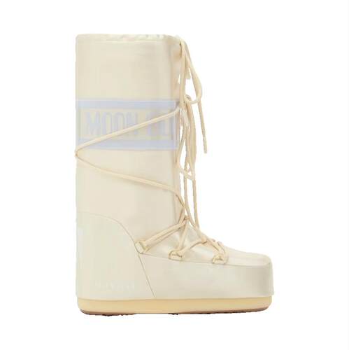 Moon Boot 月亮靴 女士 FW25 中筒靴 ICON IVORY PEARLY BOOTS