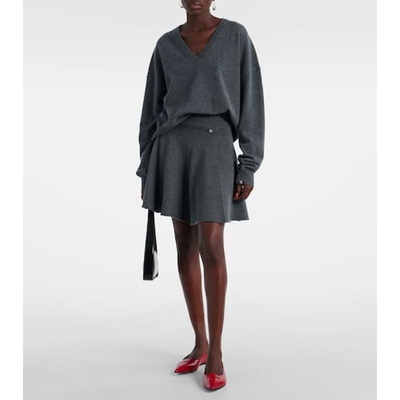 Extreme Cashmere N°379 女生羊绒混纺迷你半身裙 迷衣时尚