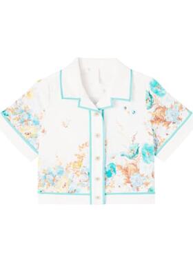 Zimmermann 兹默曼 女童 上衣 Scarborough 花朵棉质衬衫童装