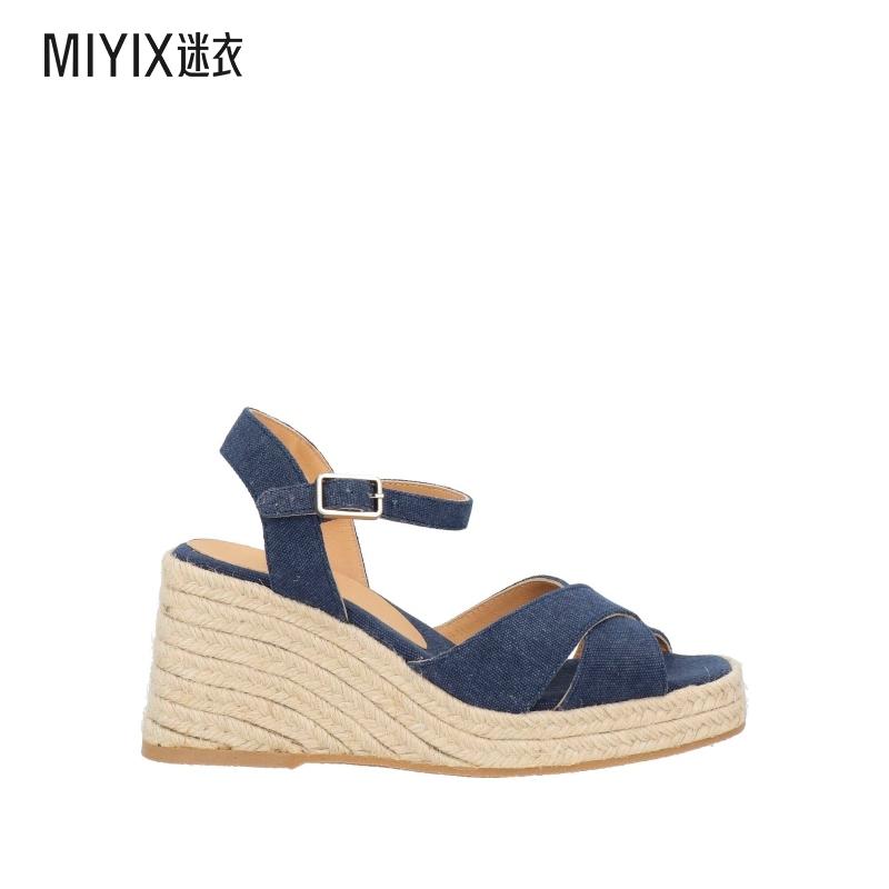 Castañer 女士帆布面凉鞋 迷衣时尚