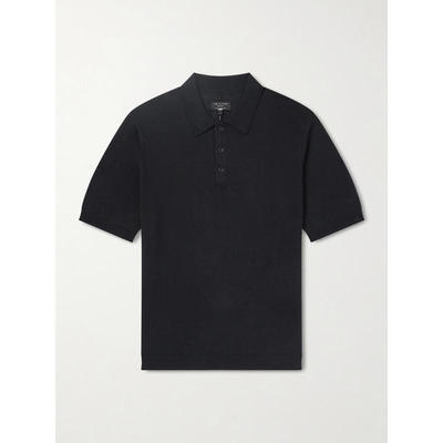 Rag  Bone 男士 SS26 POLO衫 Downing 修身羊绒Polo衫
