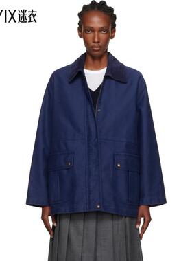 Nothing Written 女款蓝色 Mole Skin Hunting Cotton 夹克 迷衣