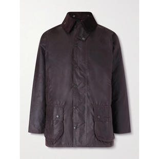 巴伯尔 Beaufort 男士 夹克 灯芯绒饰边打蜡棉 SS26 Barbour