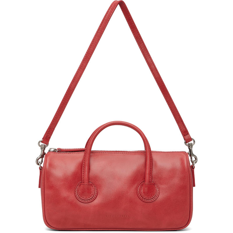 MARGESHERWOOD 女士 单肩包 红色小号 Zipper 单肩包