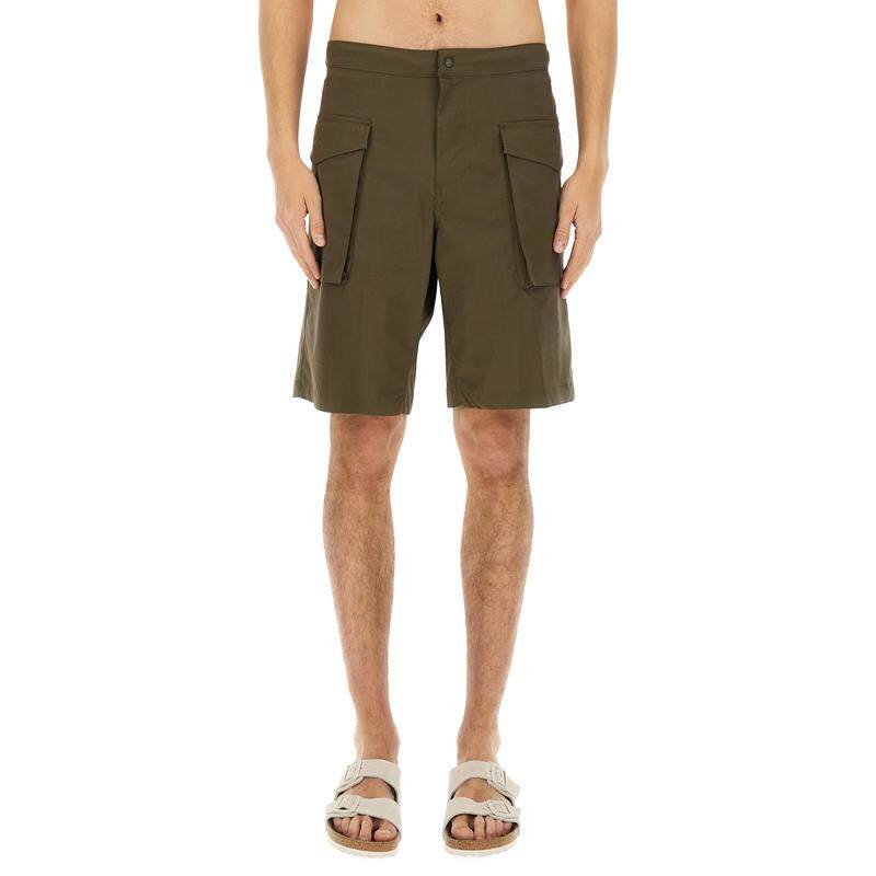 Aspesi 男士 SS25 短裤 LOU BIS 府绸口袋短裤