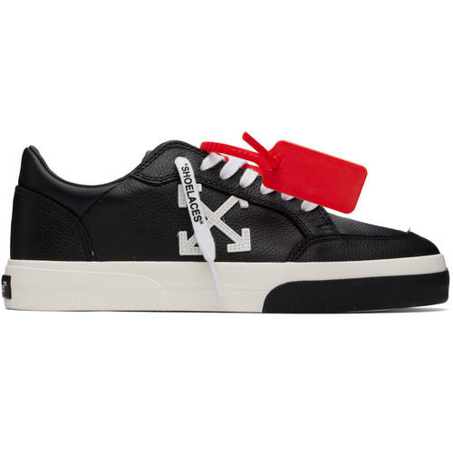 Off-White 男士 运动鞋 黑色 Vulcanized Low Calf