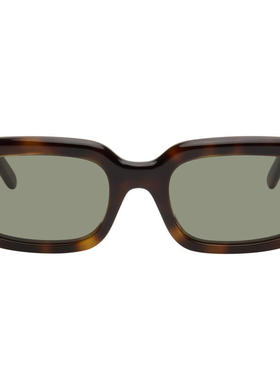 Loewe 男士 太阳镜 棕色 Rectangular Slim 太阳镜