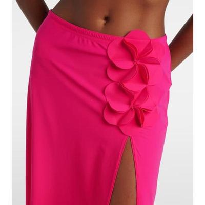 Karla Colletto 女士 罩衫 Tess 花朵装饰海滩罩衫