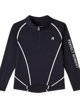 Perfect Moment 女童 上衣 徽标针织半拉链童装