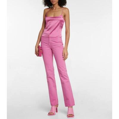 Jacquemus 雅克慕斯 女士 背心 Le Haut Tangelo 缎面上衣