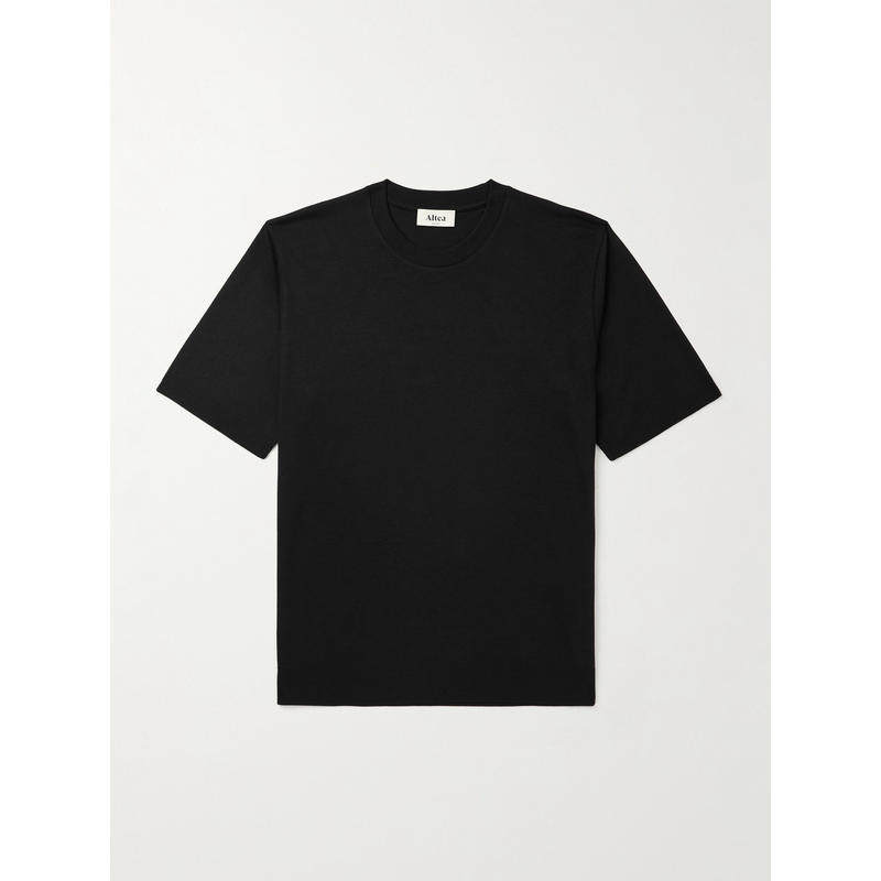 Altea Milano 男士 SS26 衬衫 Cecil 莱赛尔纤维棉混纺针织T恤