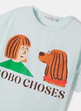 Bobo Choses 女童 T恤 Friends 棉质针织(A Pickle)童装