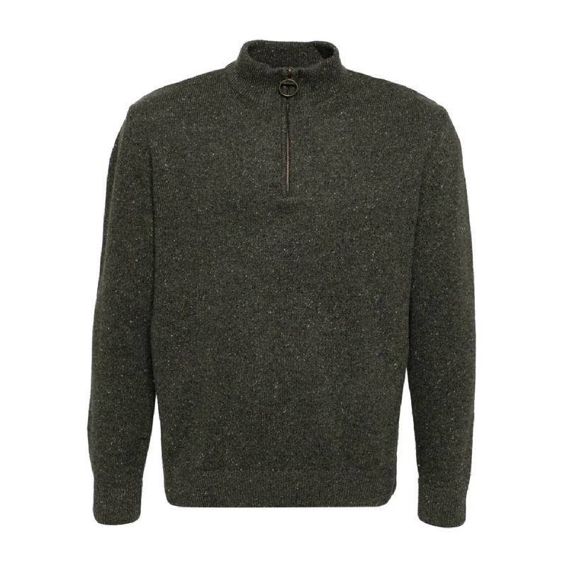 Barbour 男士 FW25 针织衫 Essential Tisbury 半拉鍊套頭衫