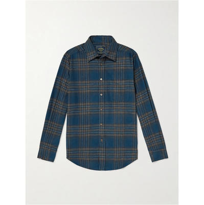 PORTUGUESE FLANNEL 男士 SS26 衬衫 Bossa 格纹有机棉