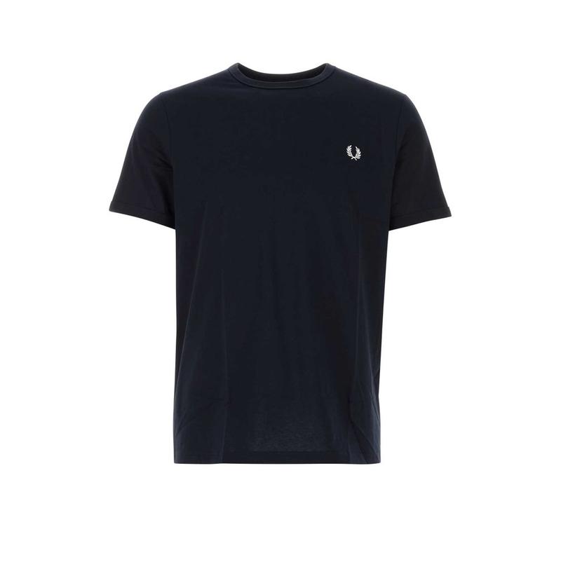 Fred Perry 弗莱德.派瑞 男士 T恤 Ringer 徽标刺绣圆领 T 恤图片