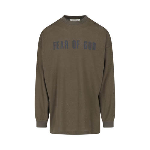 Essentials 男士 上衣 FEAR OF GOD and Polos 基础款T恤绿色