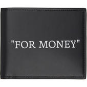 White 男士 钱包 Off 黑色 Quote