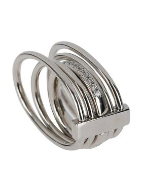 Panconesi 中性（成人） FW25 戒指 Solar 水晶戒指